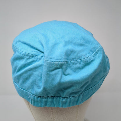 Tropical Trends Fitted Cadet Army Cap Hat Blue One Size Vent Holes Dpc