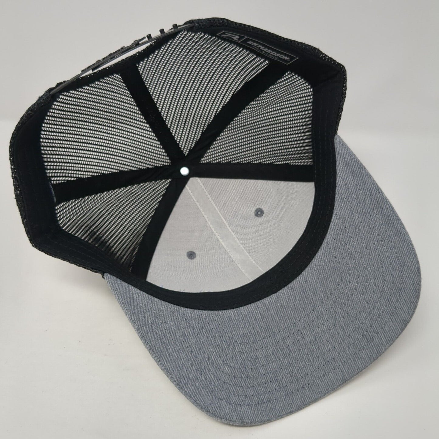 Cole Architects Snapback Trucker Hat Gray XL Adjustable Mesh Back Richardson