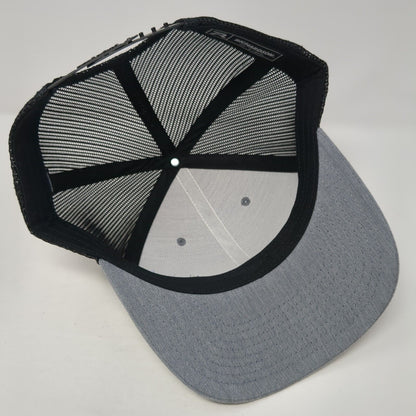 Cole Architects Snapback Trucker Hat Gray XL Adjustable Mesh Back Richardson