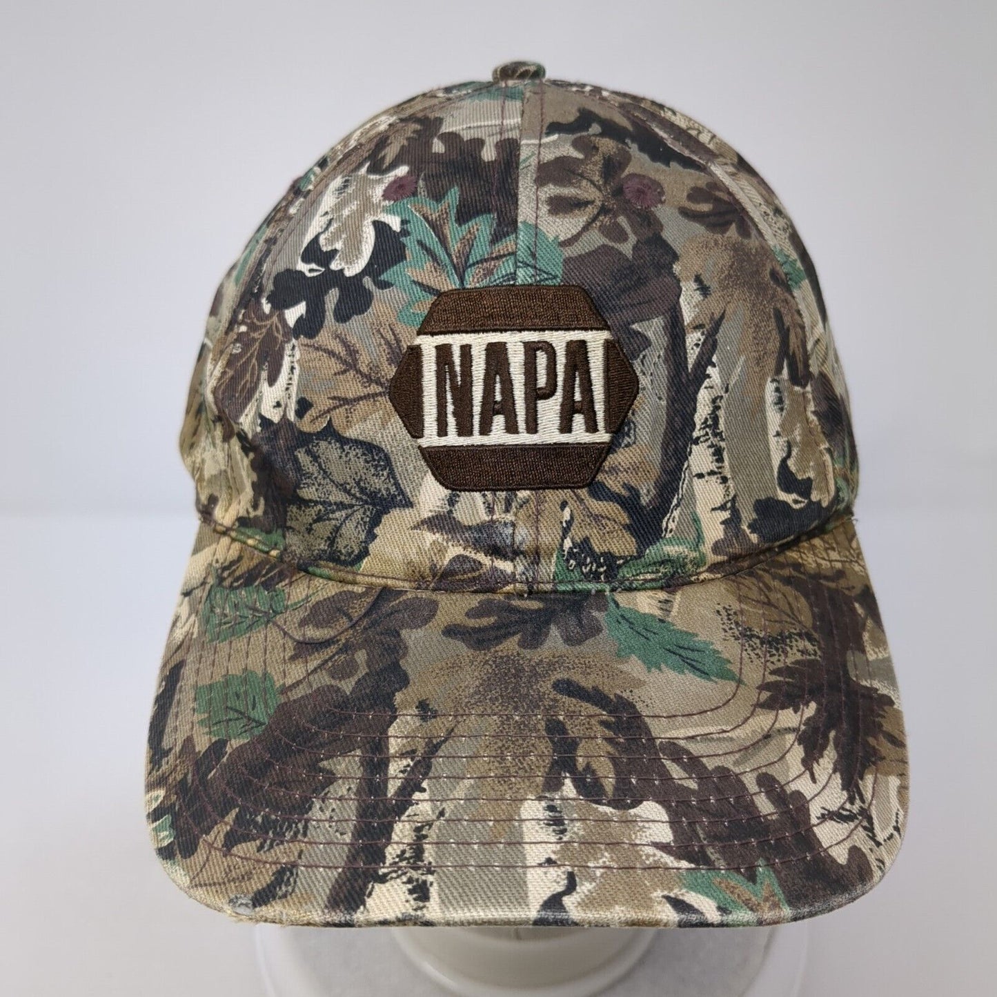 NAPA Larry Csonka Strapback Hat Camo One Size Adjustable Hunting Outdoor