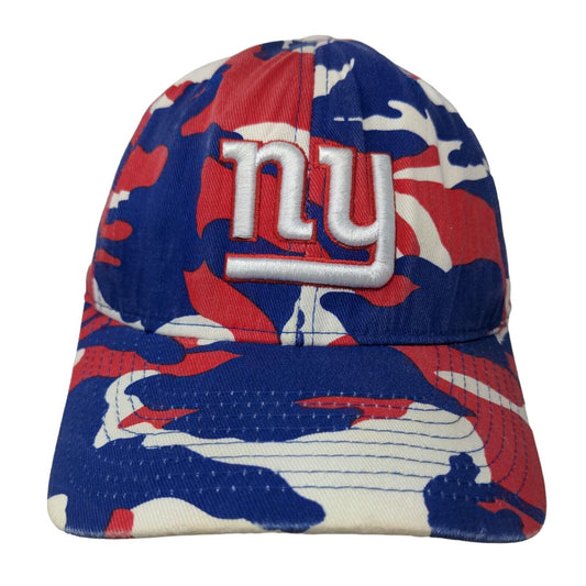 Reebok NFL Men's Fitted Hat Multicolor Camo OSFA Embroidered New York Giants