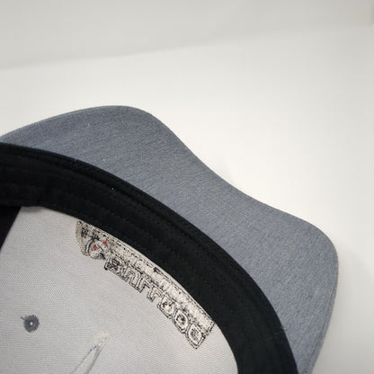 Bulldog Equipment Snapback Trucker Hat Gray One Size Mesh Back Adjustable