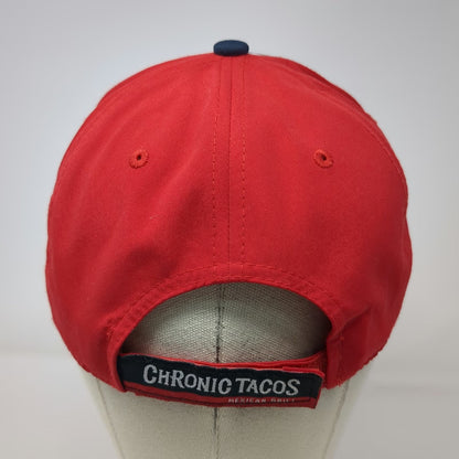 MLB Los Angeles Angels Baseball Cap Red One Size USA Flag Chronic Tacos Hat