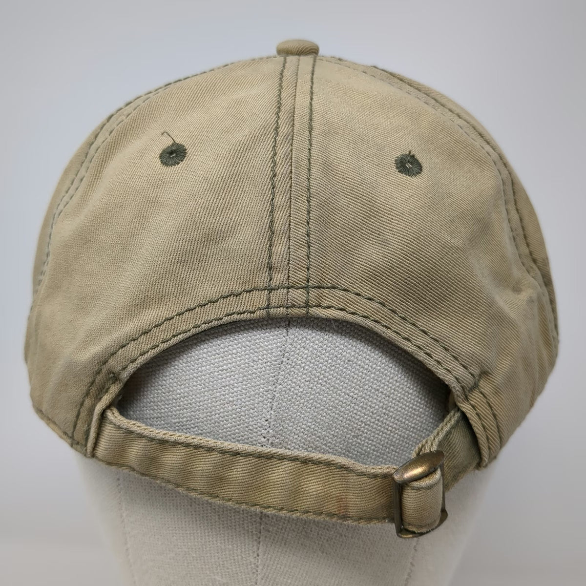Otto Baseball Cap Beige One Size Slideback Gem State Fly Fishers Idaho Hat