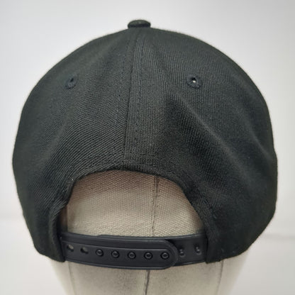 New Era NFL Las Vegas Raiders Snapback Hat Black One Size Flat Brim Gray 9FIFTY
