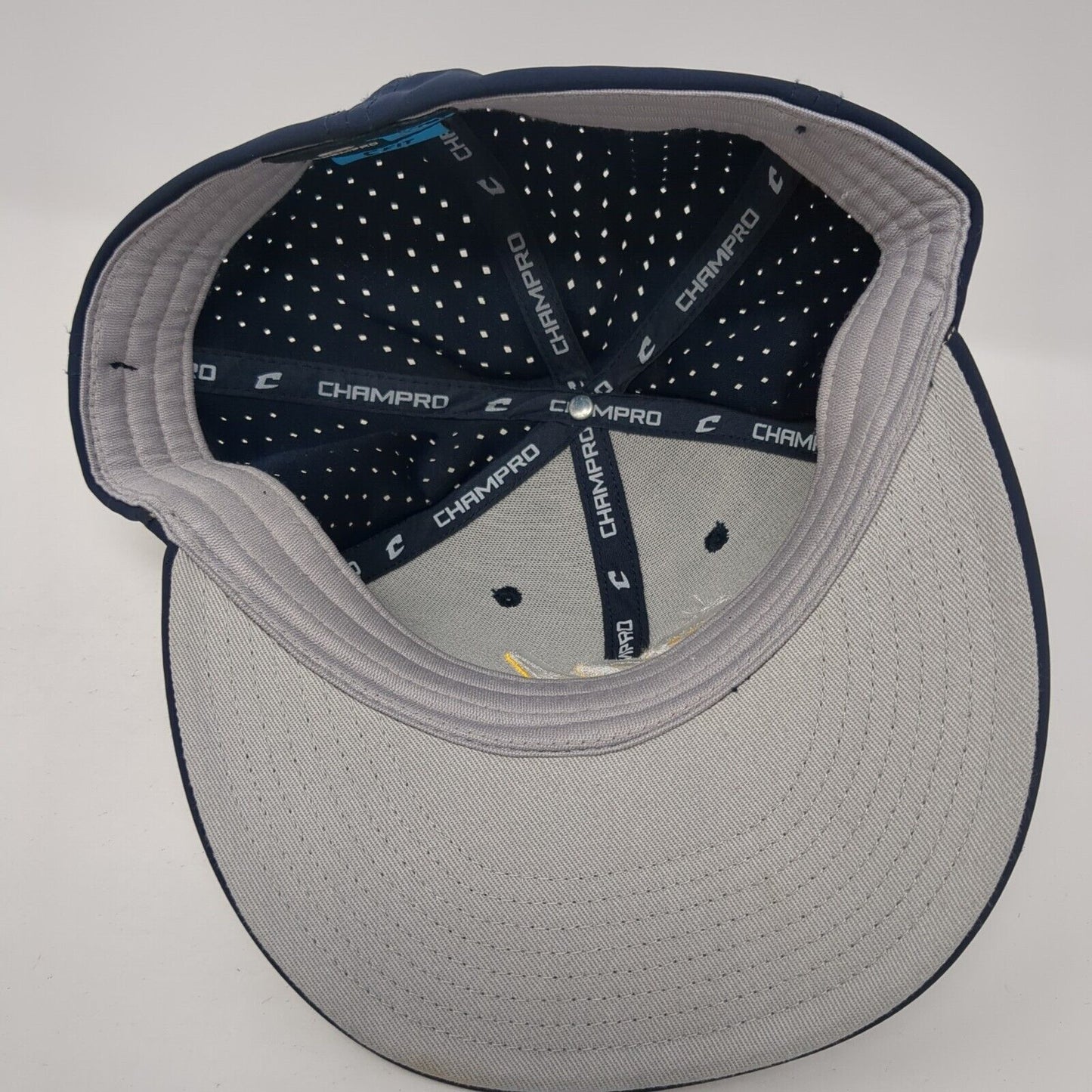 Letter M Fitted Hat Blue S/M Lightweight C Fit HC1 Embroidered Champro
