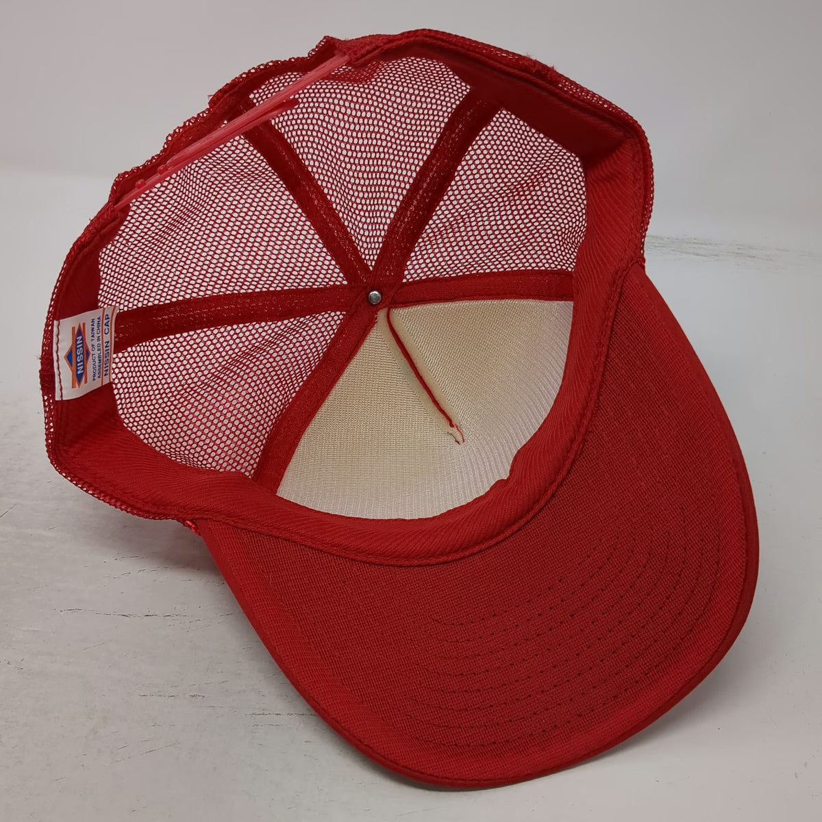 Nissin Trucker Hat Red One Size Cactus Petes Resort Casino Jackpot Nevada Rope