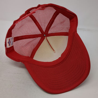 Nissin Trucker Hat Red One Size Cactus Petes Resort Casino Jackpot Nevada Rope