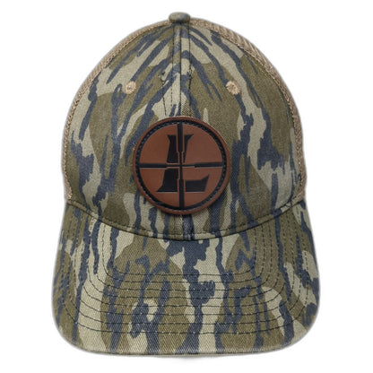 Leupold Snapback Hat Green Tiger Stripe Camo Mesh Trucker Hunting One Size