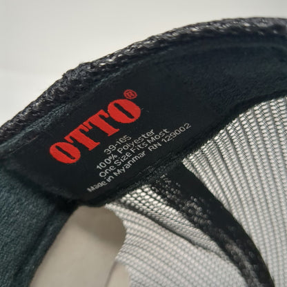 Otto Trucker Hat Black One Size Boot Barn Foam Front Mesh Back Snapback