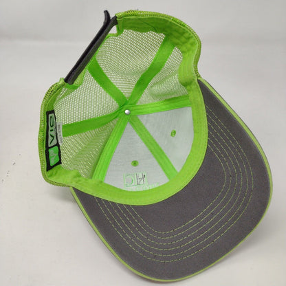 Hibbard Construction Strapback Trucker Hat Multi OSFA Mesh Back Vie