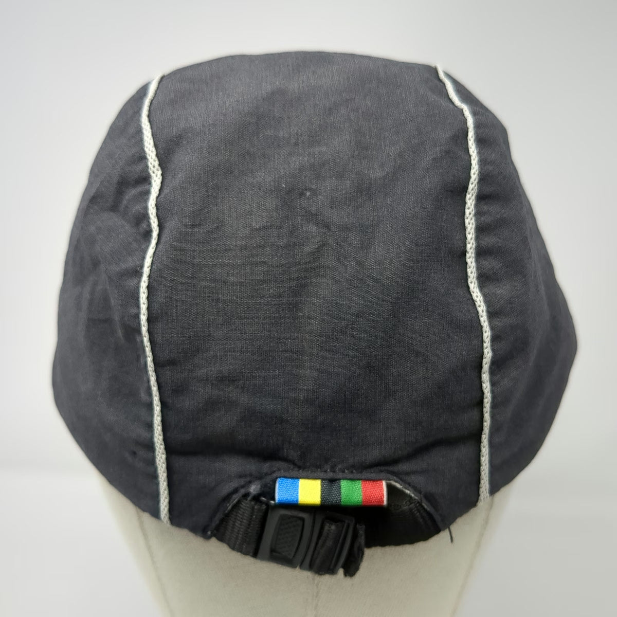 Versace Baseball Cap Gray One Size Olympic Museum Lausanne Medusa Strapback Hat
