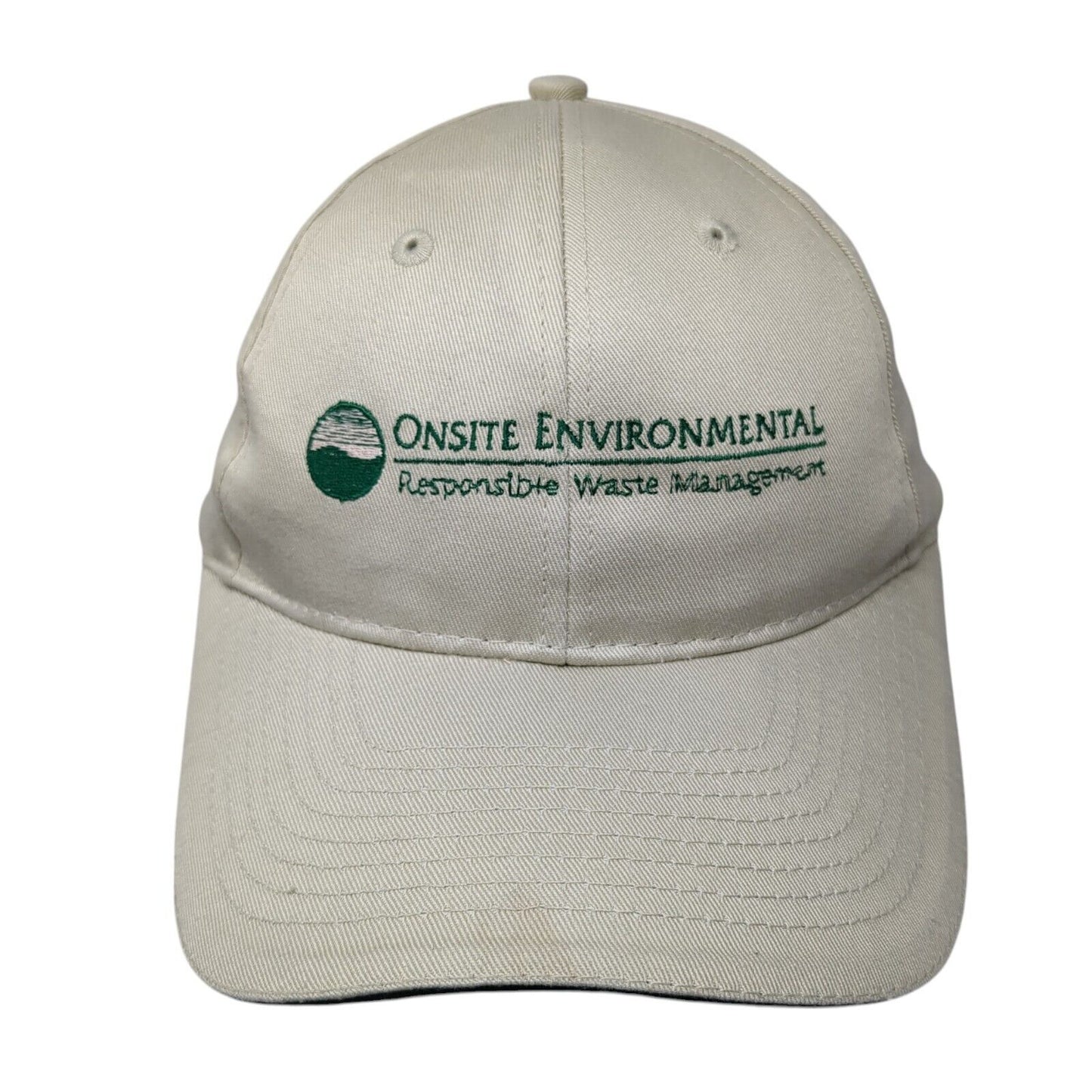 Onsite Environmental Responsible Waste Management Strapback Hat Tan One Size