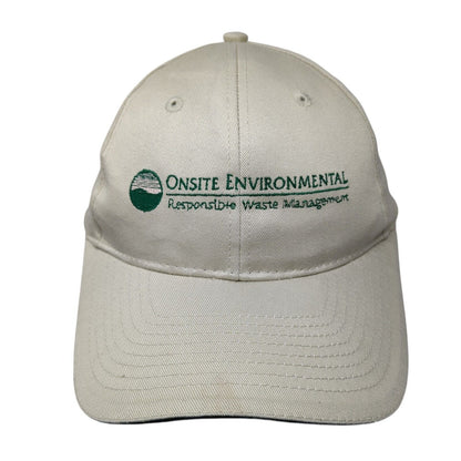 Onsite Environmental Responsible Waste Management Strapback Hat Tan One Size