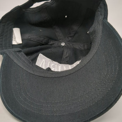 Victoria Sport Baseball Cap Black One Size Adjustable Embroidered Cotton Hat