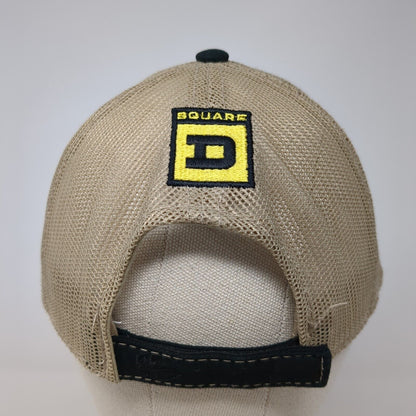 CED Las Cruces Strapback Trucker Hat Multi One Size Mesh Back Square D