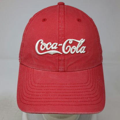 American Needle Baseball Cap Red One Size Coca-Cola Script Logo Slideback Hat
