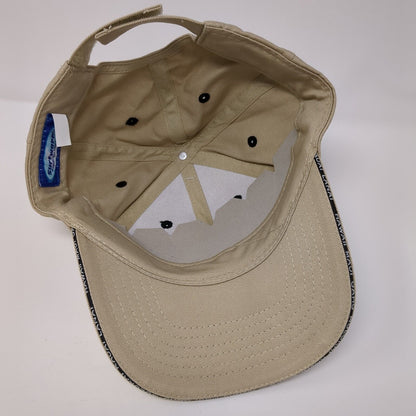 Hawaii Est 1959 Strapback Hat Tan OS Adjustable Embroidered Surfware Cotton