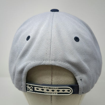 New York Yankees MLB American Needle Snapback Gray Blue Hat One Size Green Brim