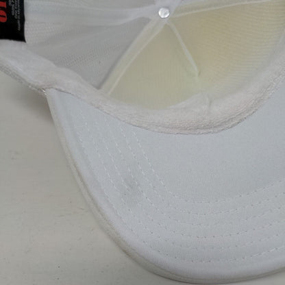 Lotus OK Let's Mahj Snapback Mesh Back Rope Trucker Hat White OSFM Otto