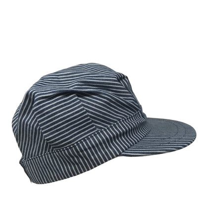 Unbranded Strapback Engineer Conductor Cap Multicolor Small Striped Blank Cotton