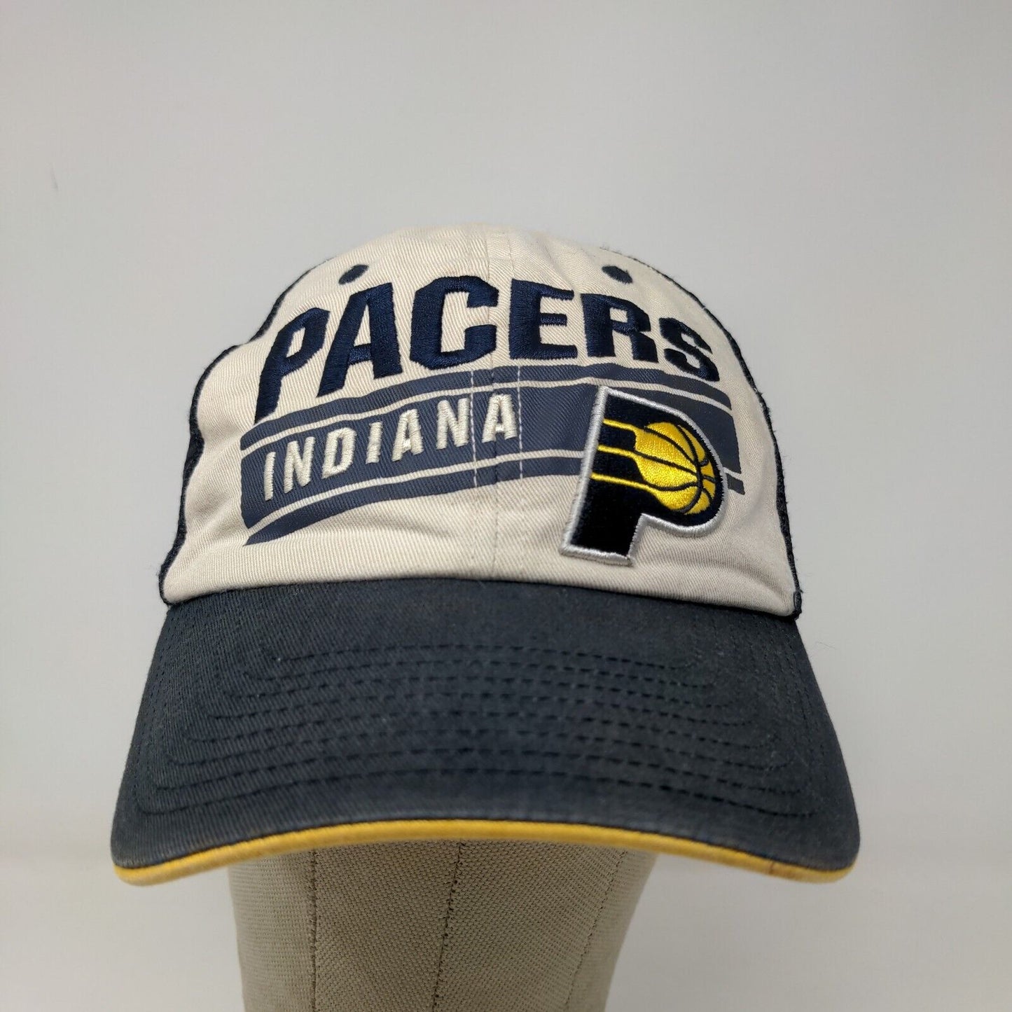 Fan Favorite Men's Snapback Hat Blue Size OSFA Embroidered Indiana Pacers