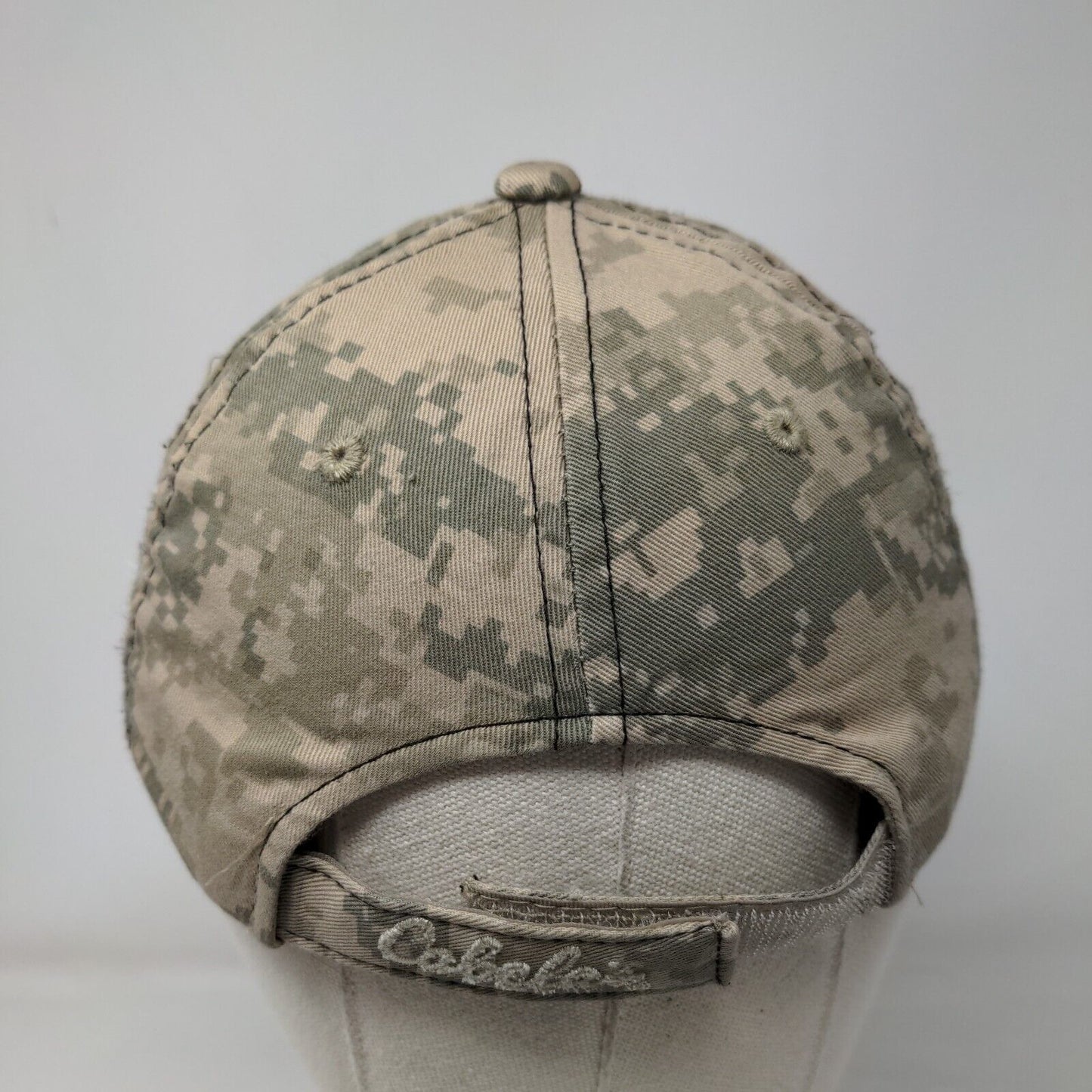 Cabela's Strapback Hat Camo Youth Embroidered Adjustable Outdoor