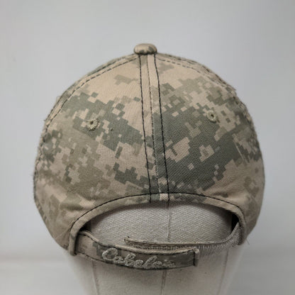 Cabela's Strapback Hat Camo Youth Embroidered Adjustable Outdoor