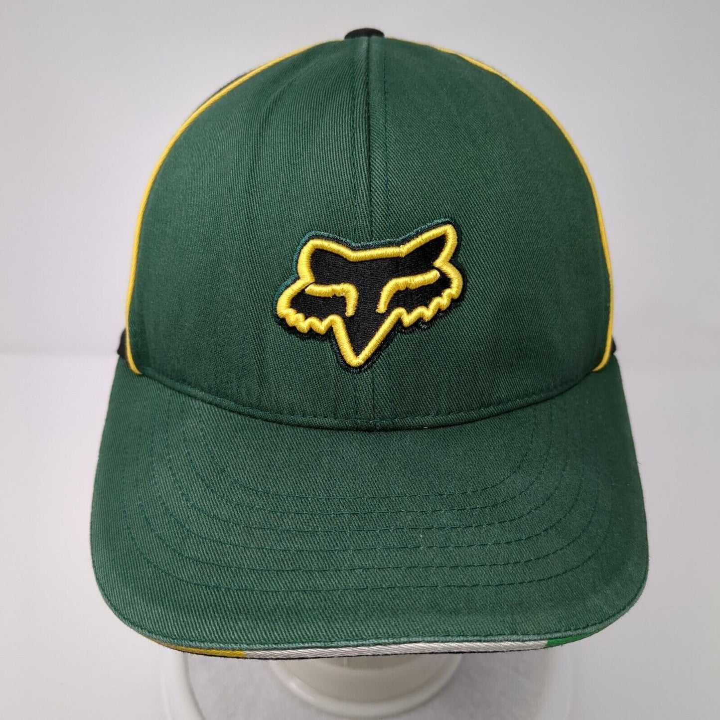 Fox Fitted Hat Multi L/XL Embroidered Flexfit Colorblock 6 Panel