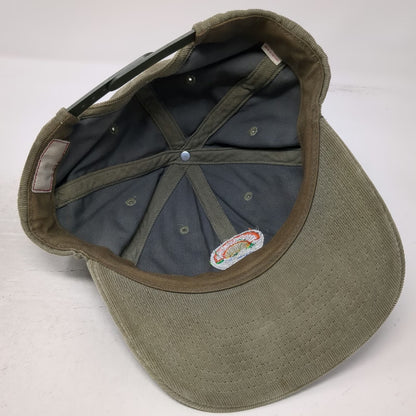 Outdoor Cap Snapback Hat Green One Size Ouachita Rides Guides Corduroy Rope