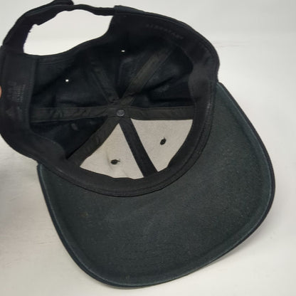 Adidas Baseball Cap Black One Size Performance AEROREADY Logo Strapback Hat