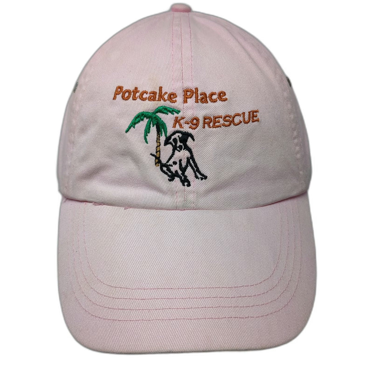 Anvil Baseball Cap Pink OSFM Potcake Place K-9 Rescue Turks Caicos Cotton Hat