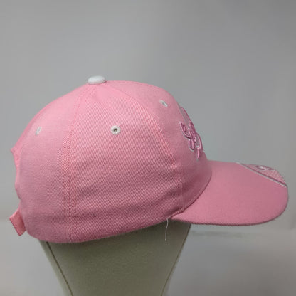 Pink Baseball Cap One Size San Antonio Texas SA Logo Embroidered Strapback Hat