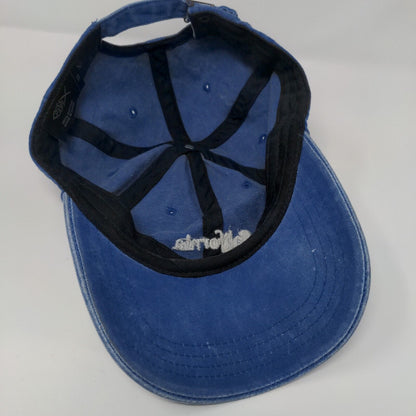 California Slideback Hat Blue One Size Adjustable Embroidered 6 Panel Nissi Caps