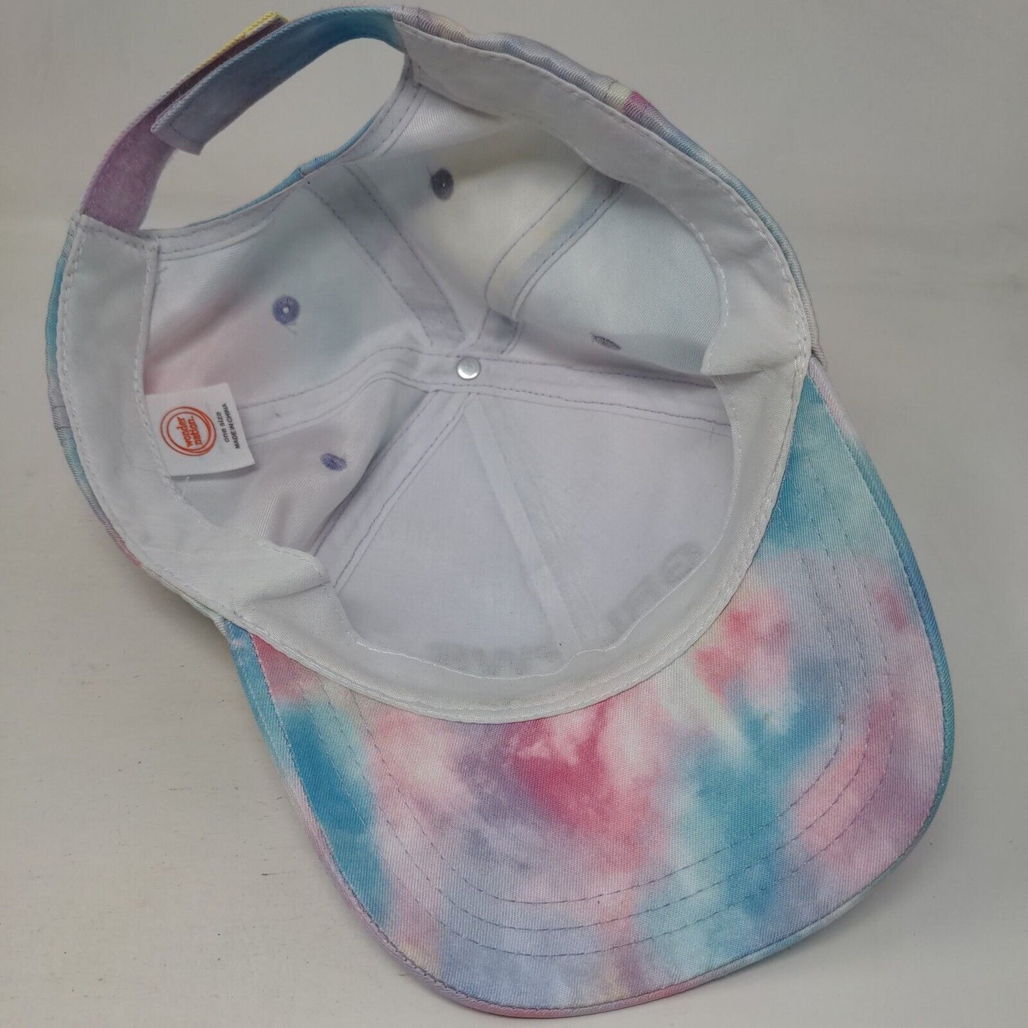GRL PWR Strapback Hat Multicolor One Size Adjustable Tie Dye Wonder Nation