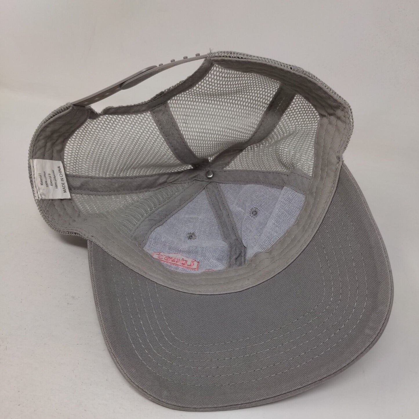 Lowe's 4Pros Snapback Mesh Back Trucker Hat Gray One Size Embroidered