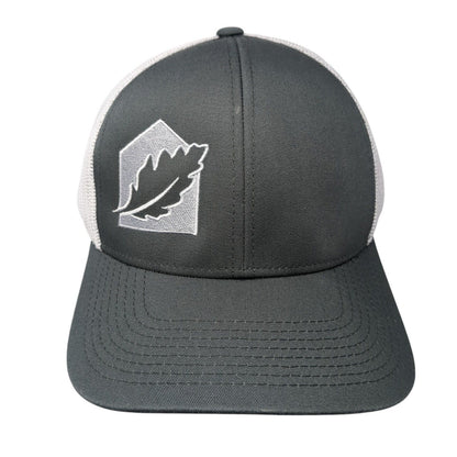 Pacific Headwear Snapback Trucker Hat Gray One Size Embroidered Logo