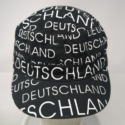 Robin Ruth Army Cap Black White Deutschland One Size Cotton Print Strapback Hat