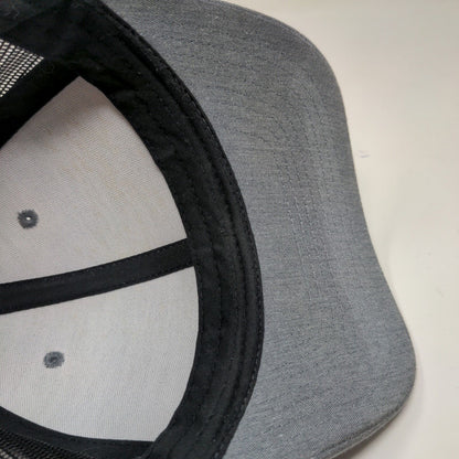 Yupoong Men's Snapback Mesh Back Hat Gray Blank Adjustable Polycotton