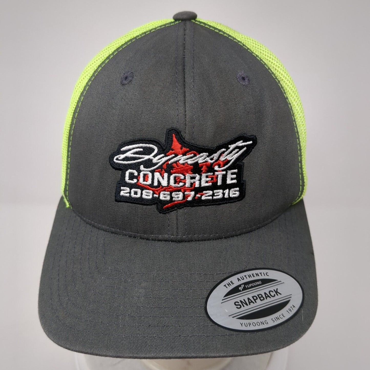 Dynasty Concrete 208-697-2316 Snapback Trucker Hat Multi OS Classics Yupoong