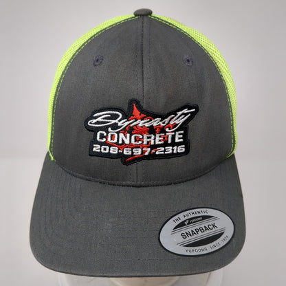 Dynasty Concrete 208-697-2316 Snapback Trucker Hat Multi OS Classics Yupoong