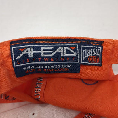 Samoset Resort Strapback Baseball Cap Orange OS Adjustable Classic Cut Ahead
