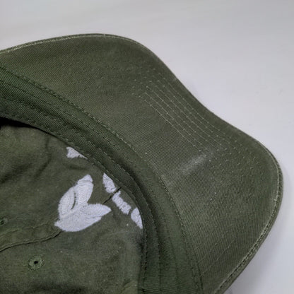Breathe With Your Gut ResBiotic Strapback Hat Green OS Embroidered Hit Wear