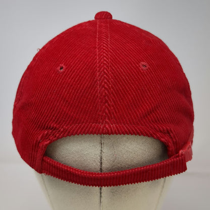 AmaPro Trucker Red Hat One Size Toyota Corduroy Rope Snapback Embroidery