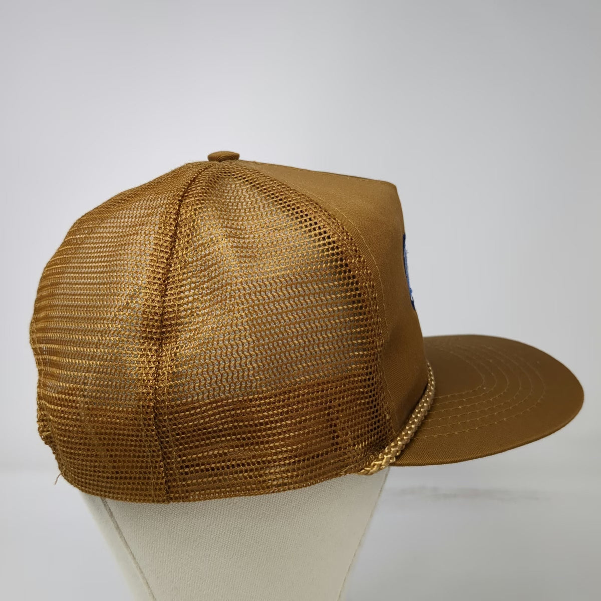 Otto Trucker Hat Brown One Size PSC Producers Supply Co-op Rope Mesh Snapback