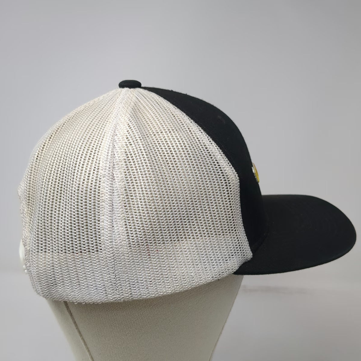 Kimes Ranch Trucker Hat Black One Size Mesh Snapback Embroidered Horns Logo