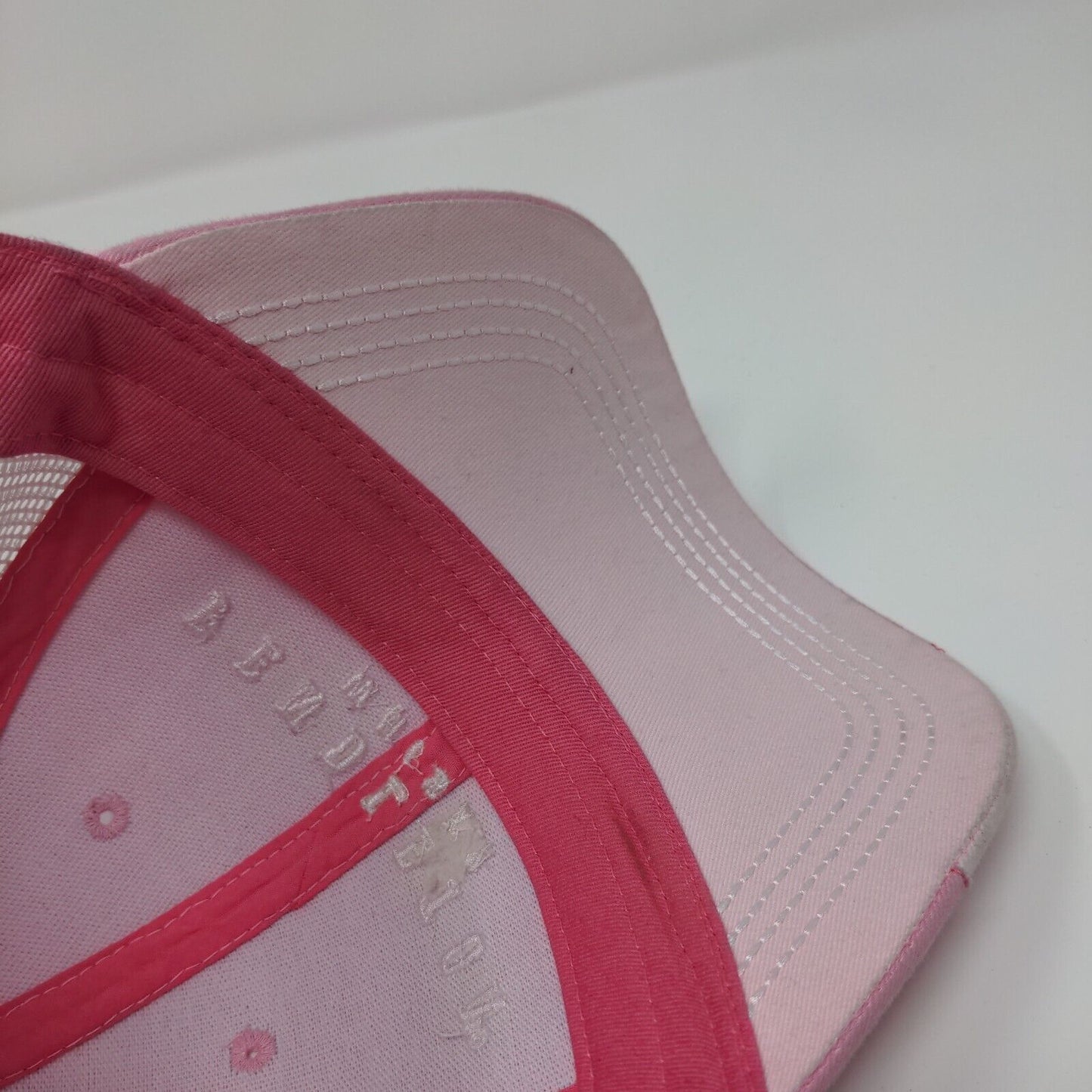 Pendleton Whisky Snapback Trucker Hat Pink One Size Mesh Back 6 Panel