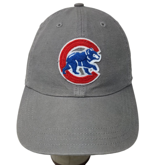 '47 Brand Men's Slideback Hat Gray OSFA Chicago Cubs Patch Logo Cotton