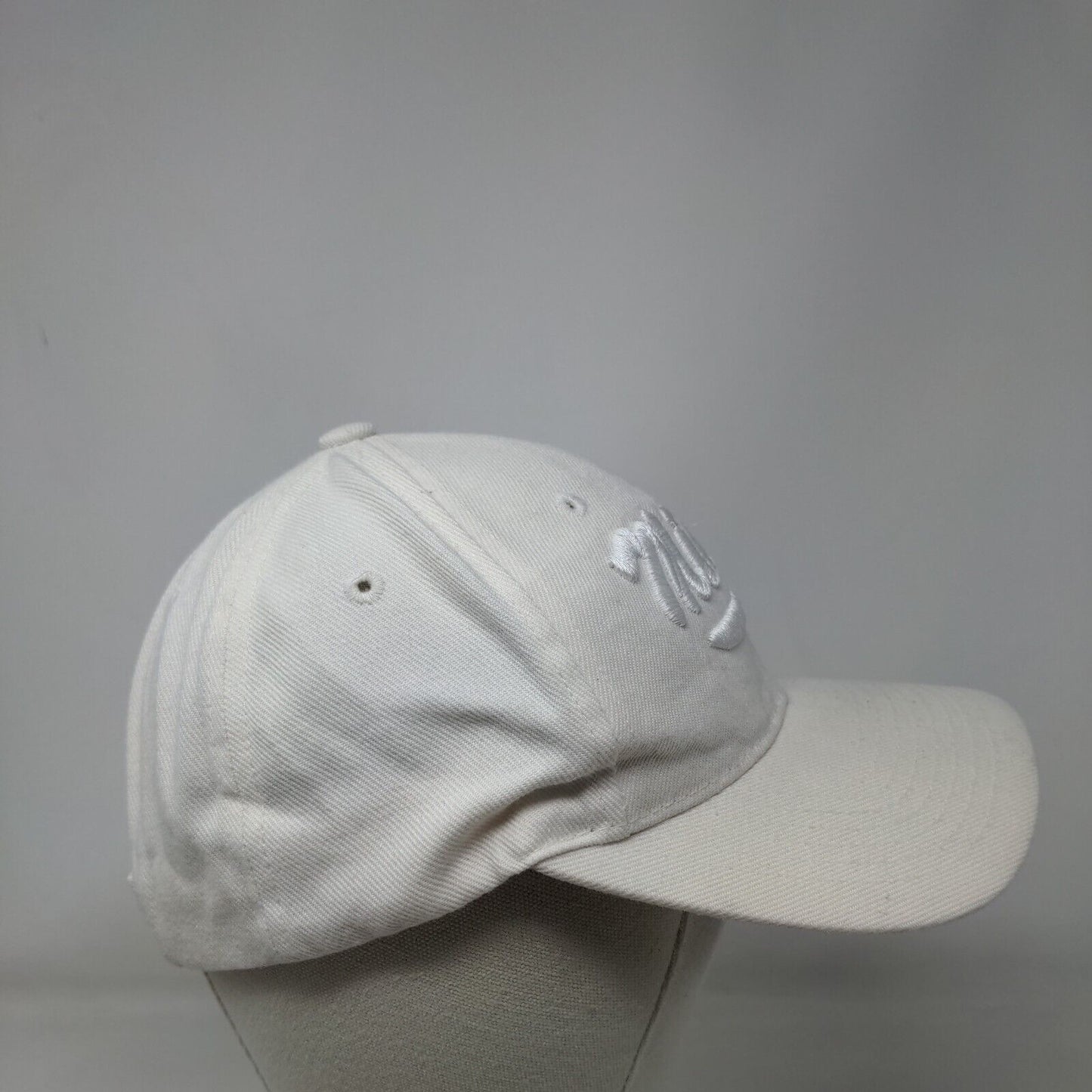 Miami Strapback Hat Cream OSFA Adjustable Embroidered Vent Holes
