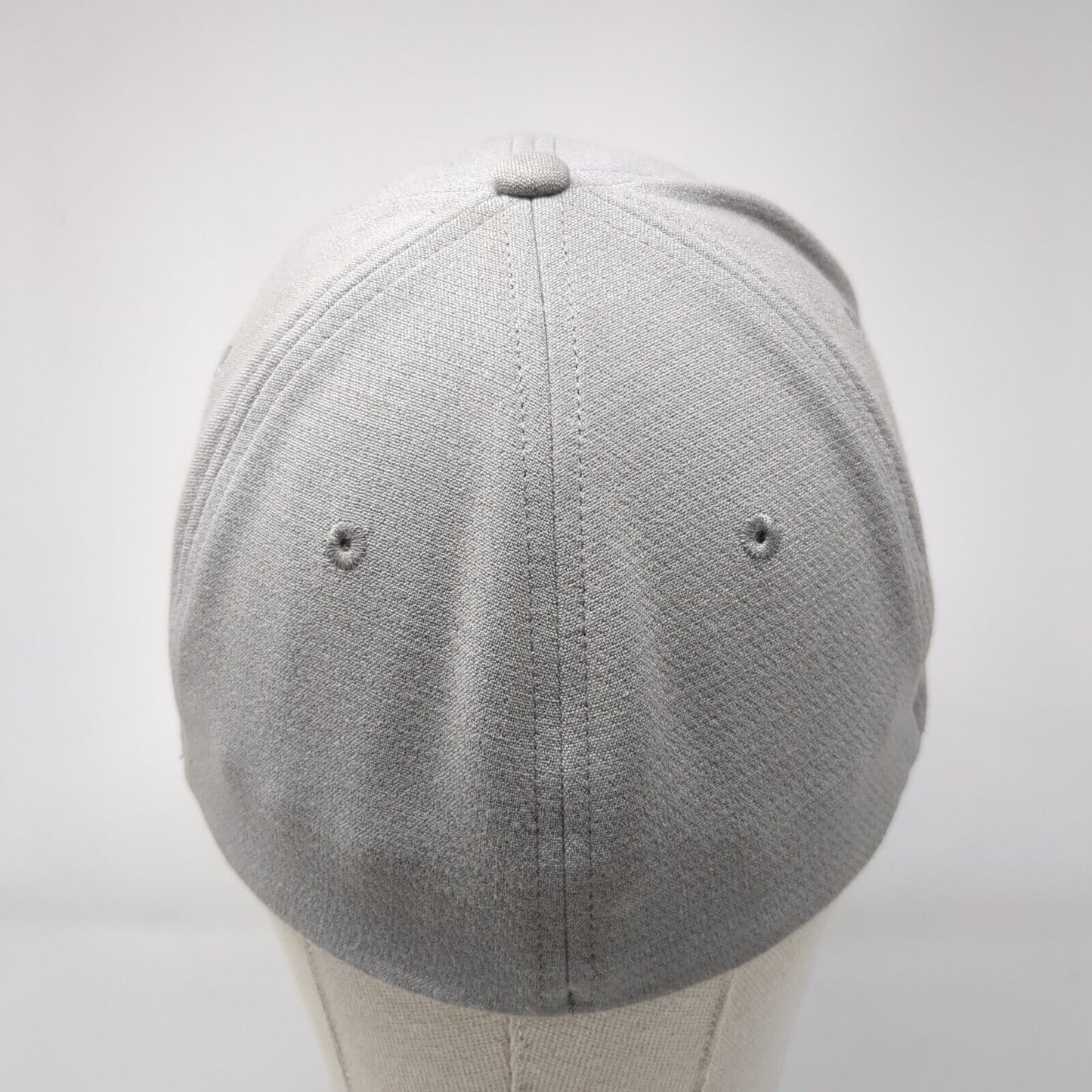 Volcom Stone Fitted Hat Gray L/XL Embroidered Solid 6 Panel Vent Holes